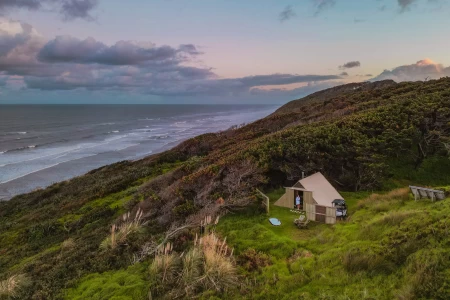 Cliffside Coastal Glamping - Two Night Stay (full food & beverage package incl)